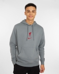LFC Nike Mens NSW Hoodie 22-23 White-Grey