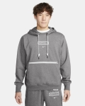 LFC Nike Mens 23/24 Fleece Hoodie Grey