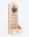 LFC Wooden Wall Mount Bottle Opener