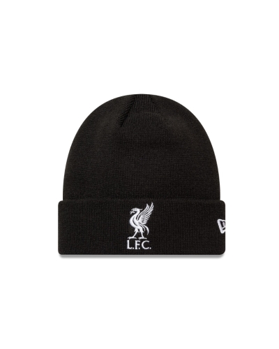 LFC New Era Kids Liverbird Cuff Knit BEANIE Black &amp; White