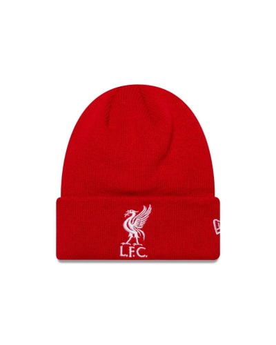 LFC New Era Kids Liverbird CORE CUFF Beanie Red