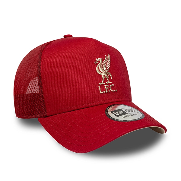 LFC New Era Dark Red 9FORTY A-Frame Trucker Adjustable Cap