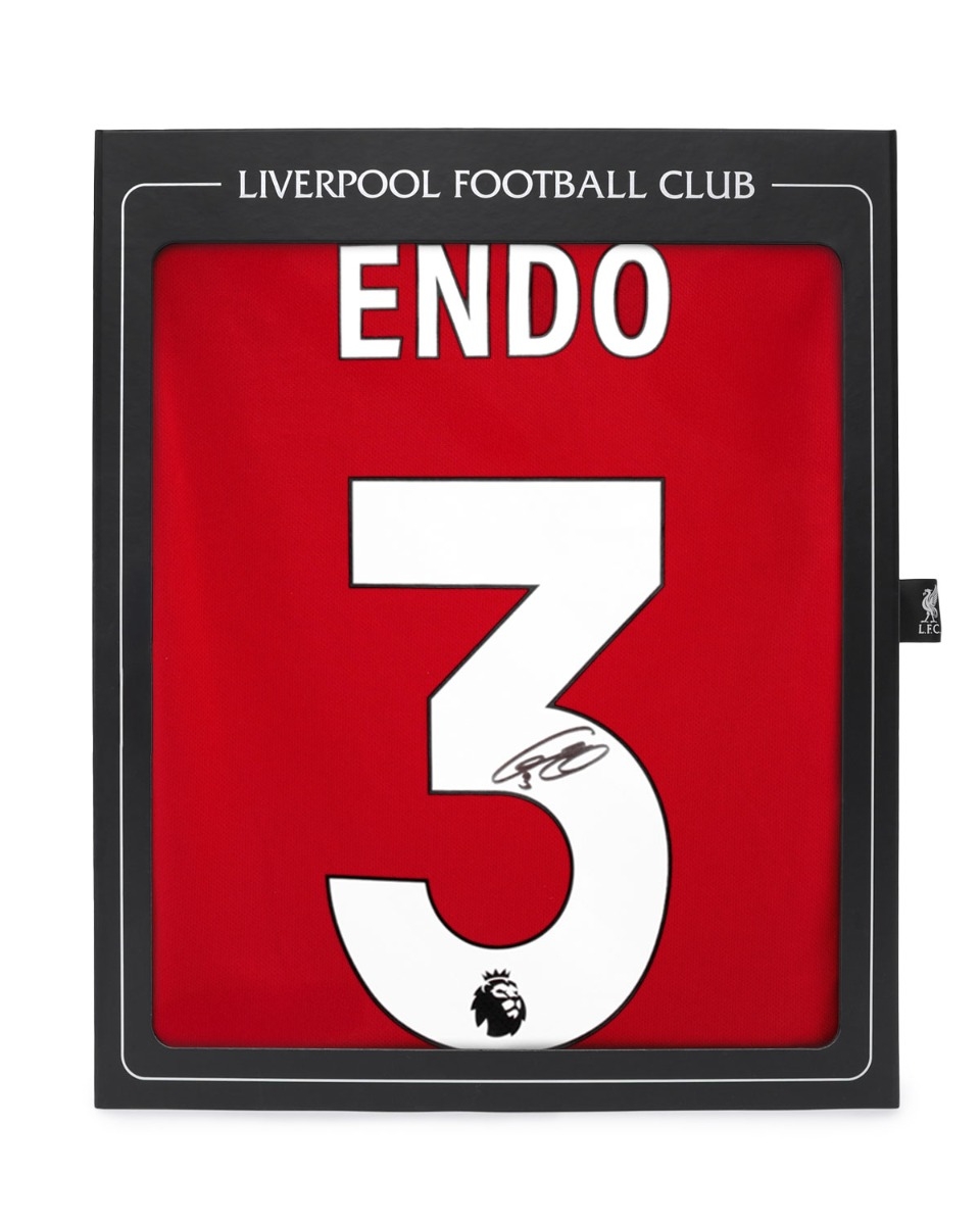 LFC ENDO 3 サイン入り LFC Signed 25/26 Endō Boxed Shirt