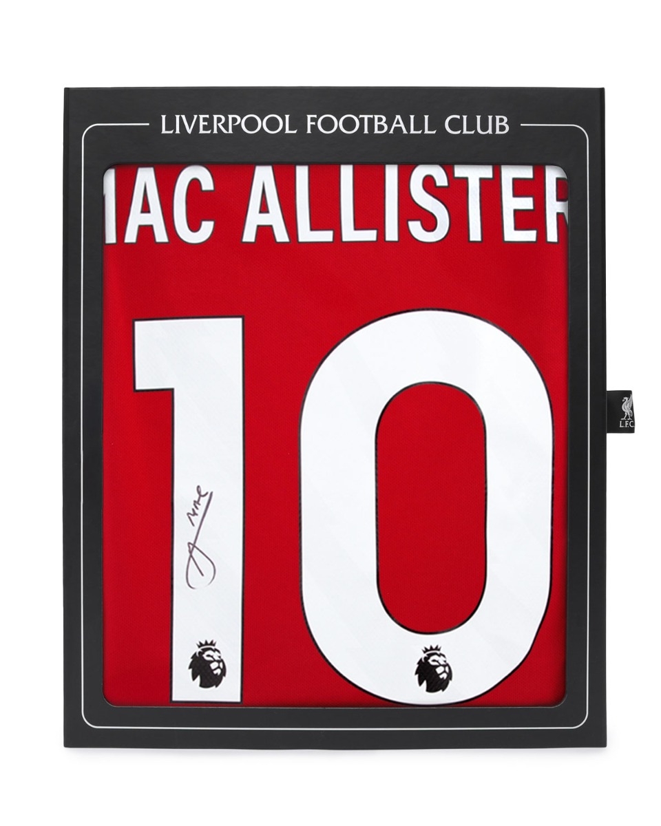 LFC Signed 25/26 Mac Allister Boxed Shirt