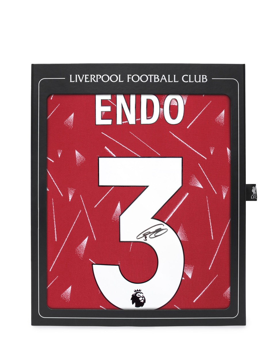LFC ENDO 3 サイン入り LFC Signed 26/27 Endō Boxed Shirt