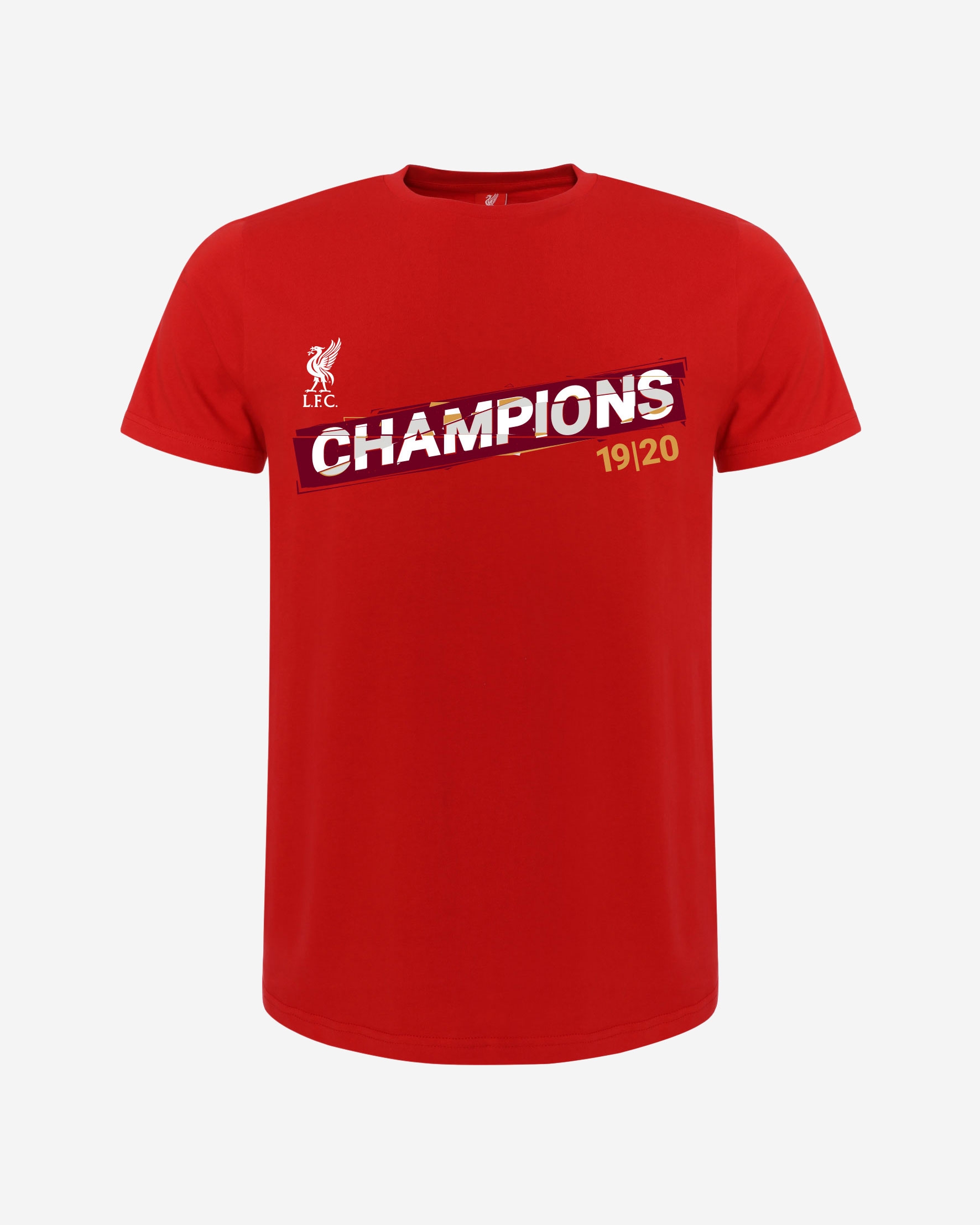 LFC Adults Premier League Champions 19 20 Red Tee