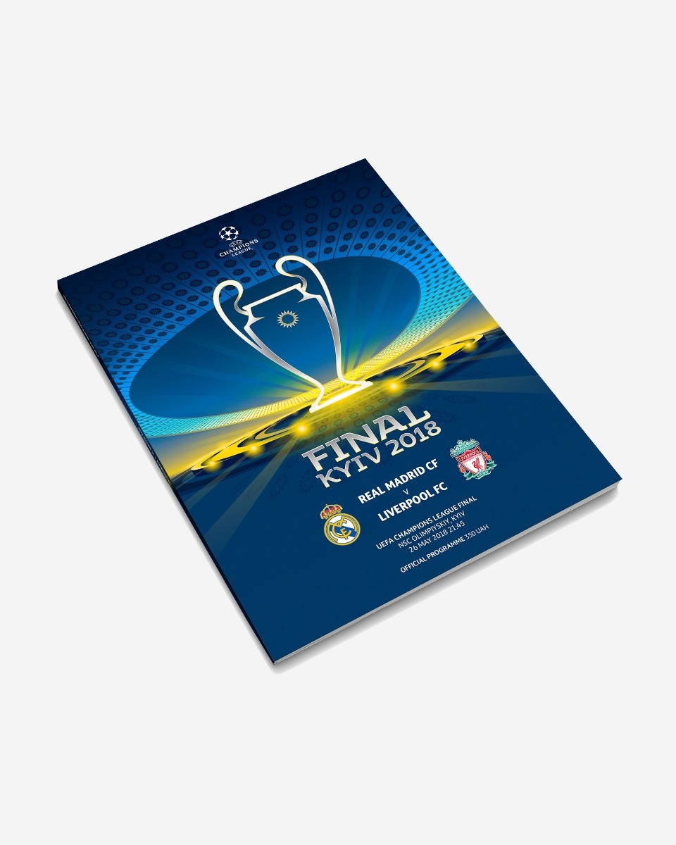 Champions League Final Programme Real Madrid 26.5.18