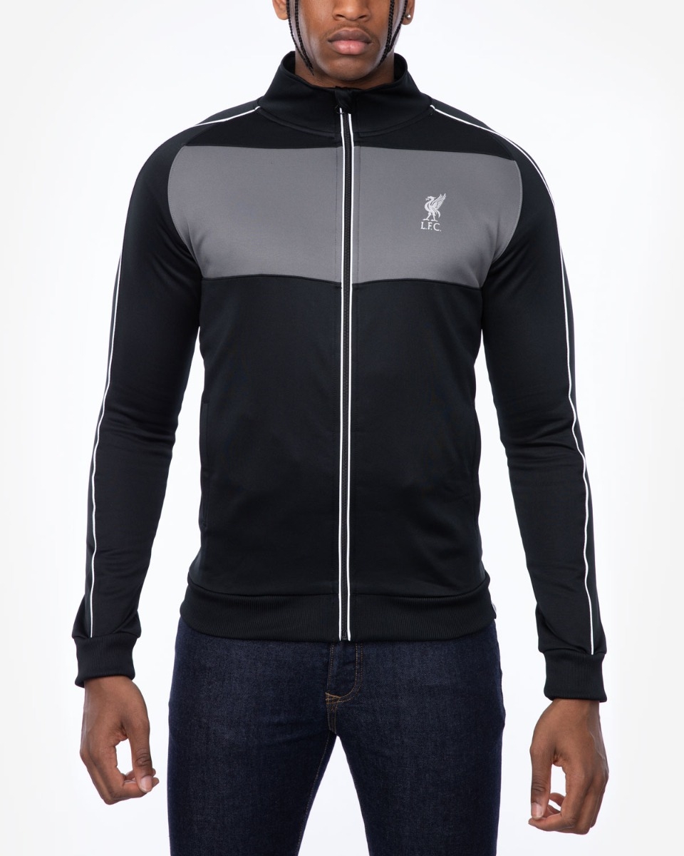 LFC Mens Black Tricot Track Top