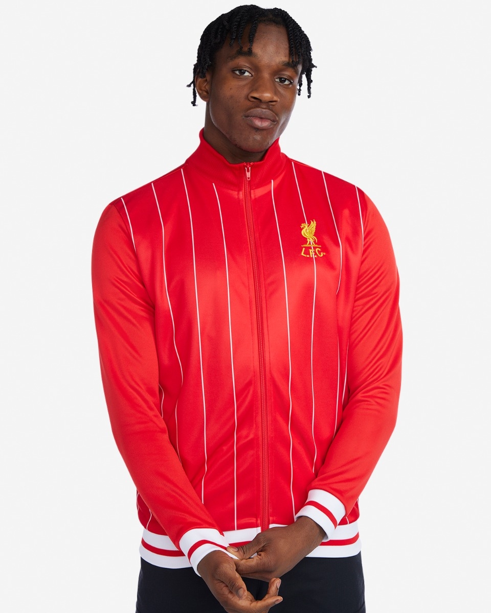 Mens red track jacket on sale