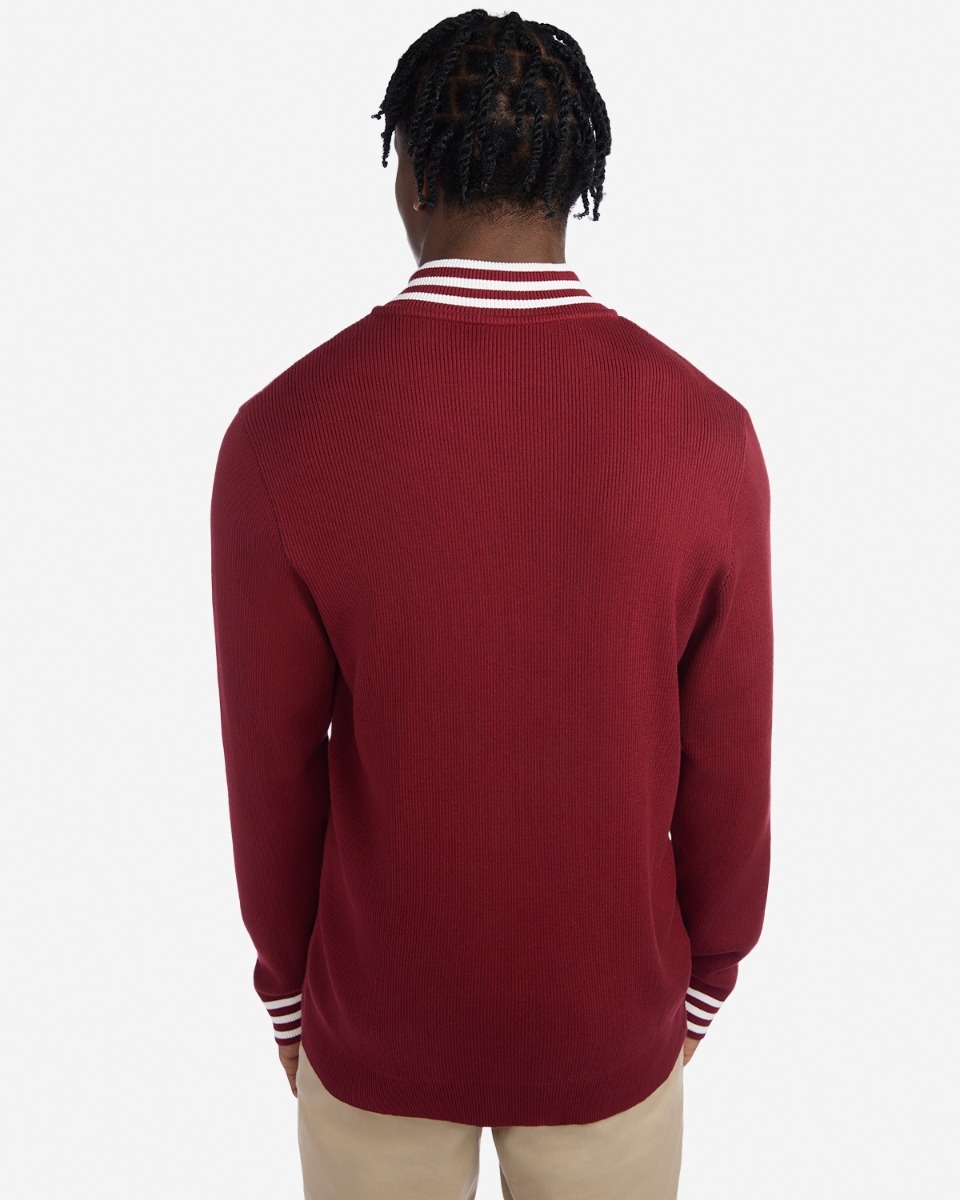 LFC Mens Heritage Red Shankly Knit Zip Through