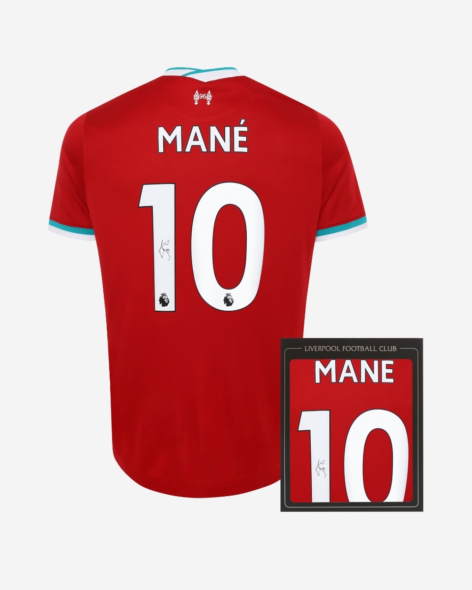 LFC Mane Signed 20 21 Boxed Shirt