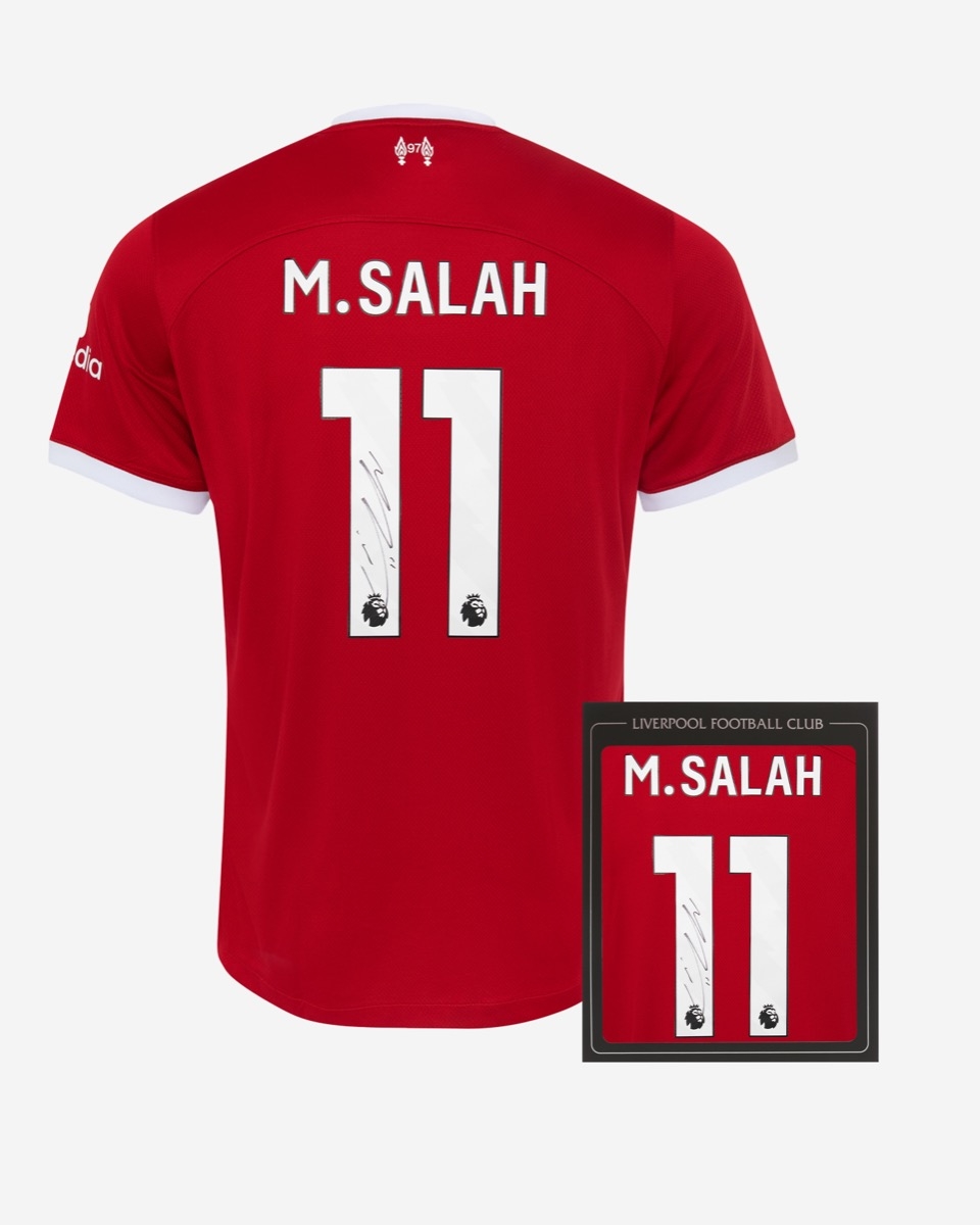 LFC 23/24 Salah サイン入りボックスシャツ