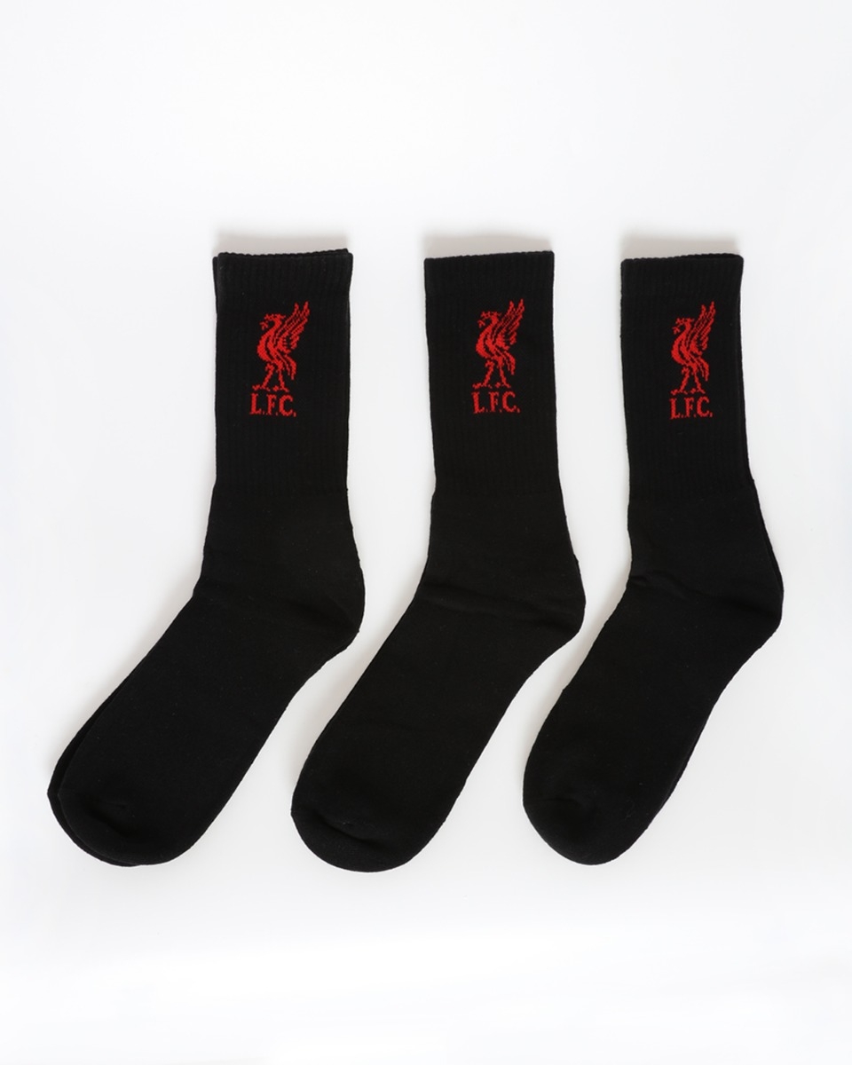 LFC Adults 3 Pack Socks Black