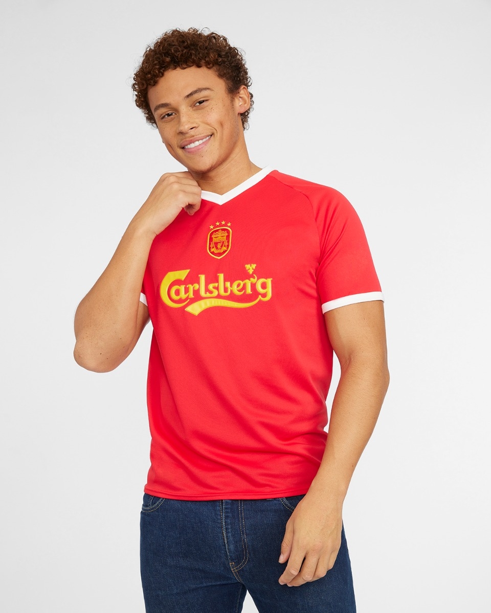 LFC Adults Retro 01 03 Euro Home Shirt