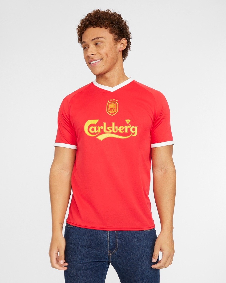 LFC Adults Retro 01 03 Euro Home Shirt