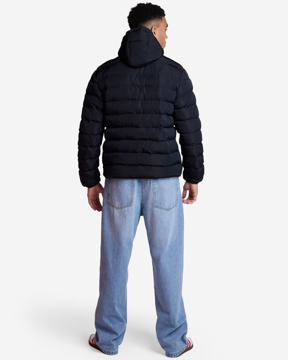 Liverpool FC Black Puffa Jacket | Liverpool FC Coat