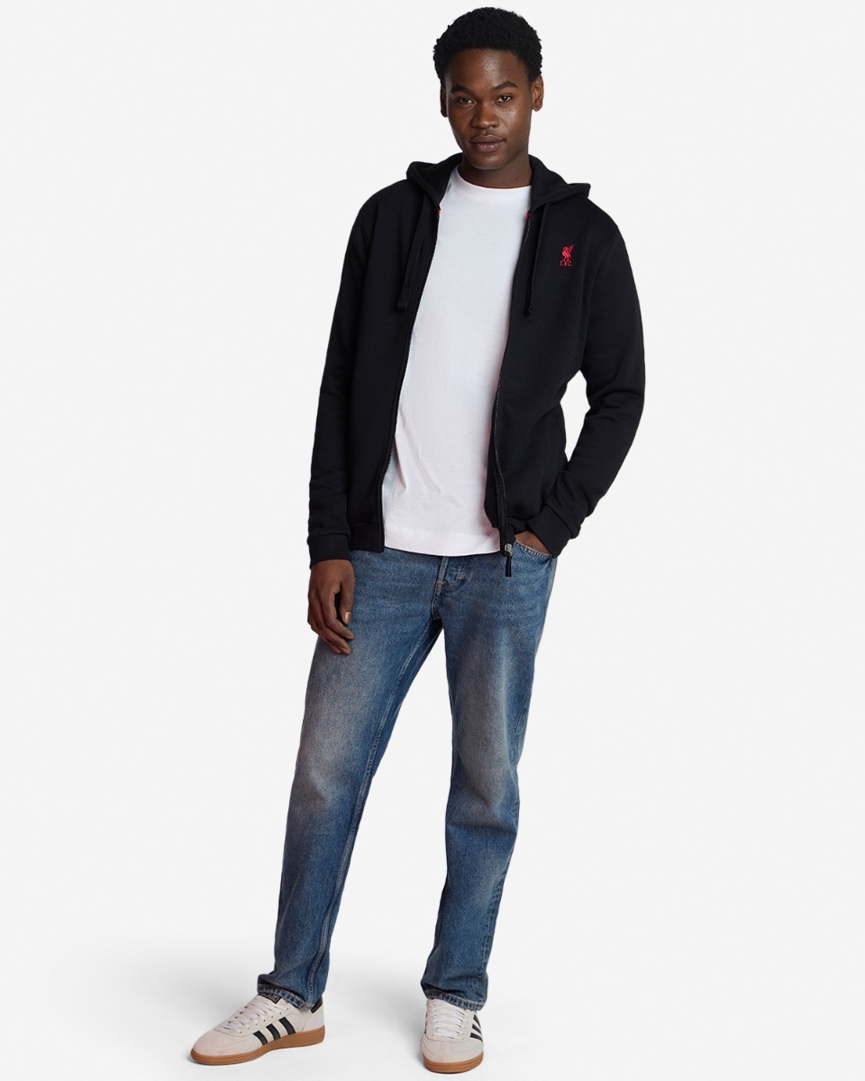 Liverpool FC Black Hoodie | LFC Hoodie Mens | LFC Store