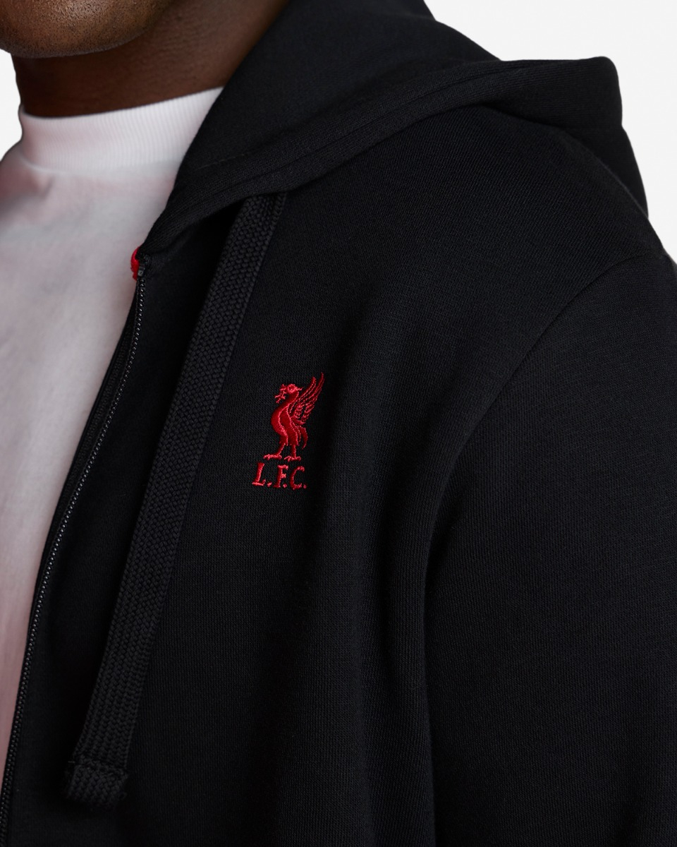Liverpool FC Black Hoodie | LFC Hoodie Mens | LFC Store