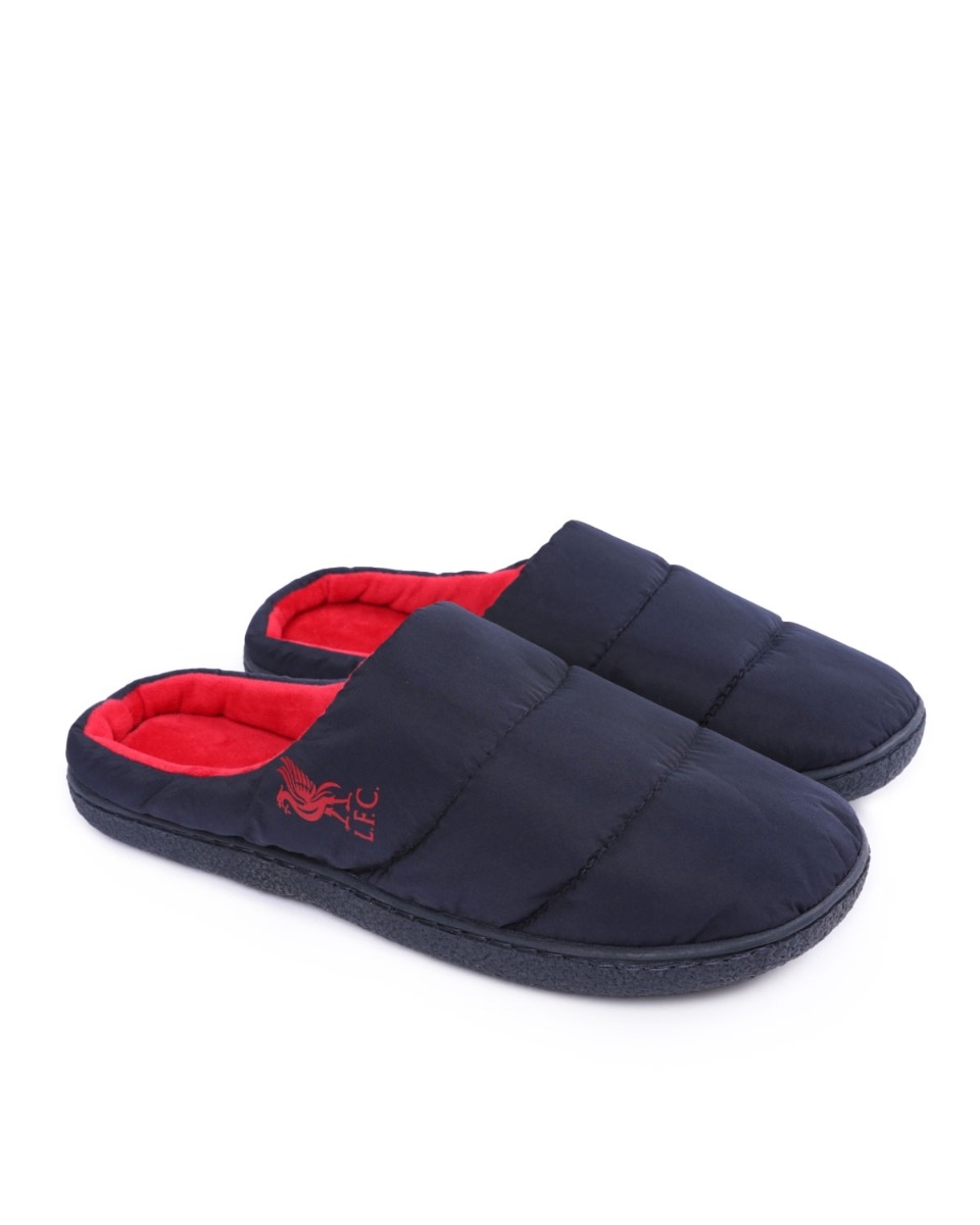 LFC Mens Quilted Slippers Navy