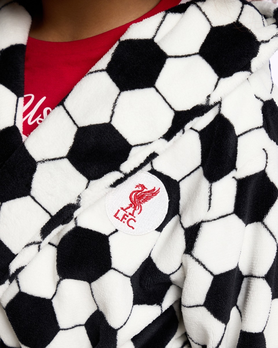 LFC Juniors Football Hooded Robe Black