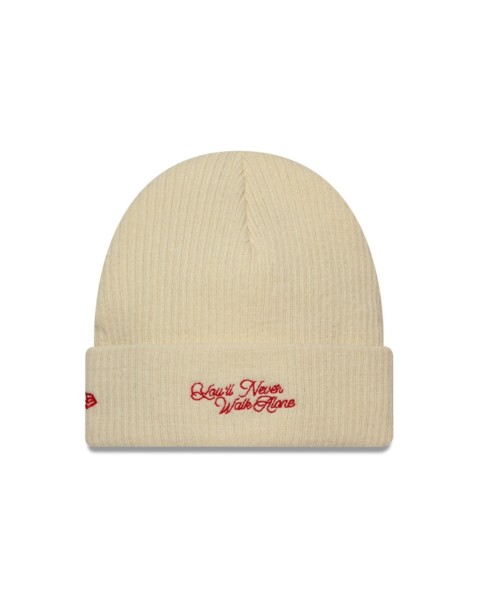 LFC New Era Felt SHORT CUFF Beanie Ivory
