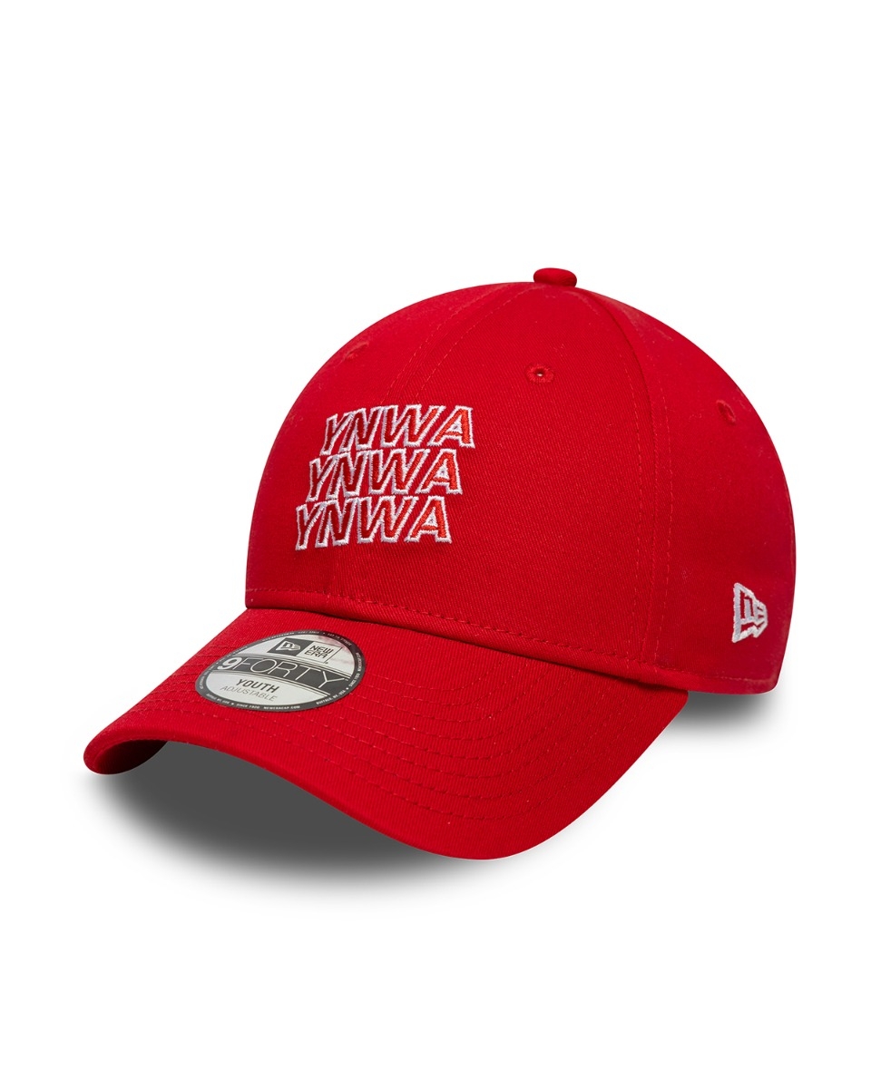LFC New Era Kids 9FORTY YNWA Cap Red