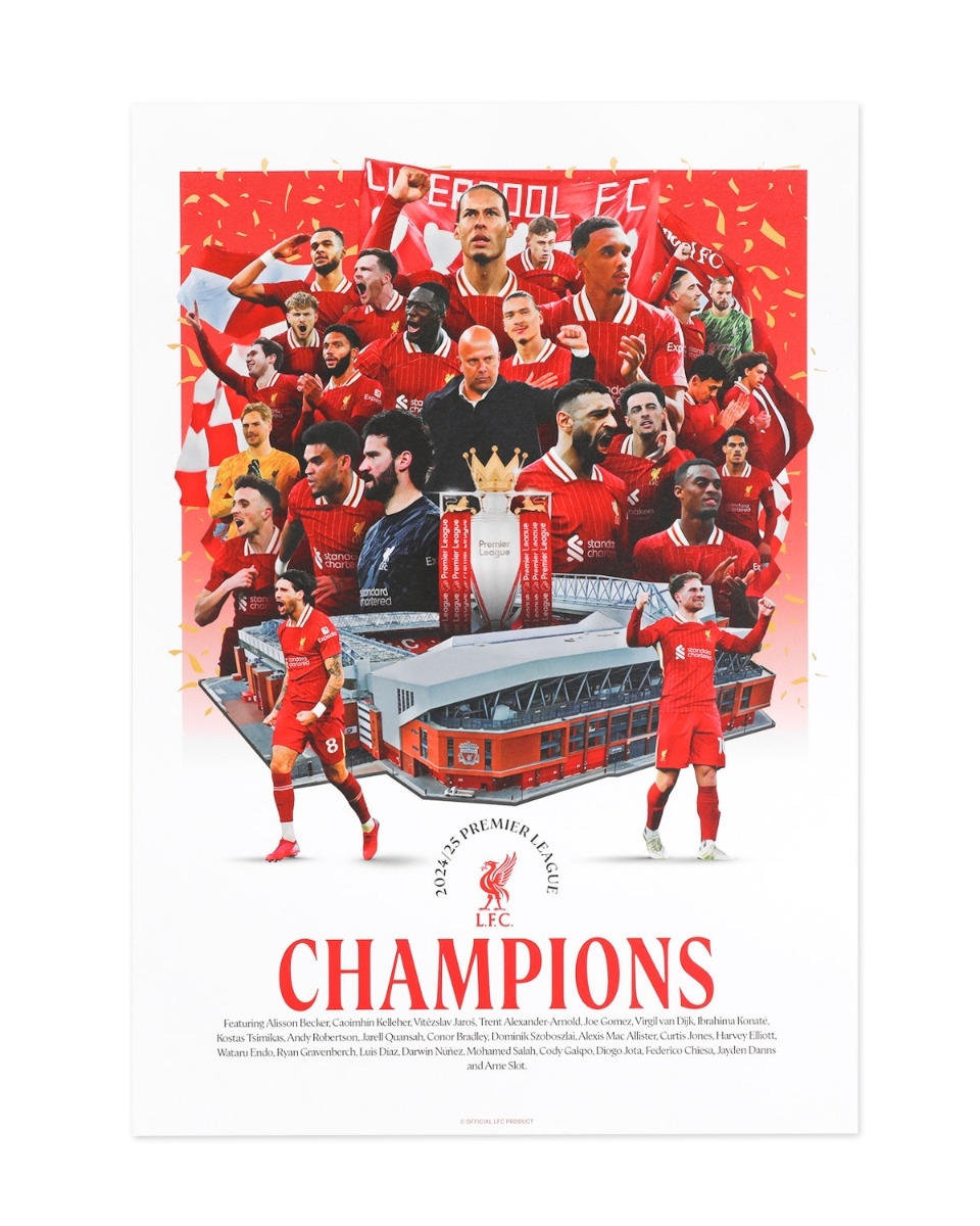 LFC Champions Limited Edition Print