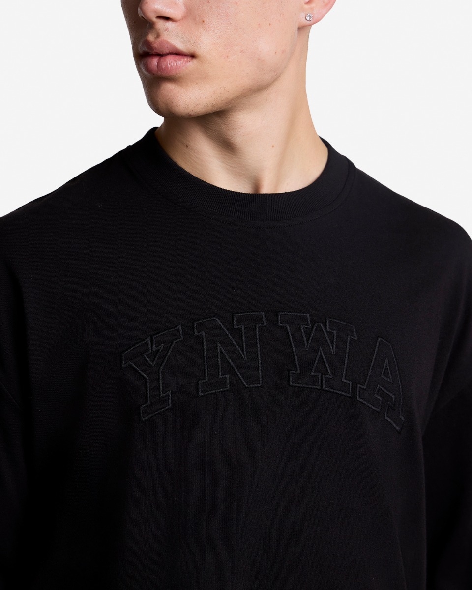LFC Mens YNWA Applique Tee Black