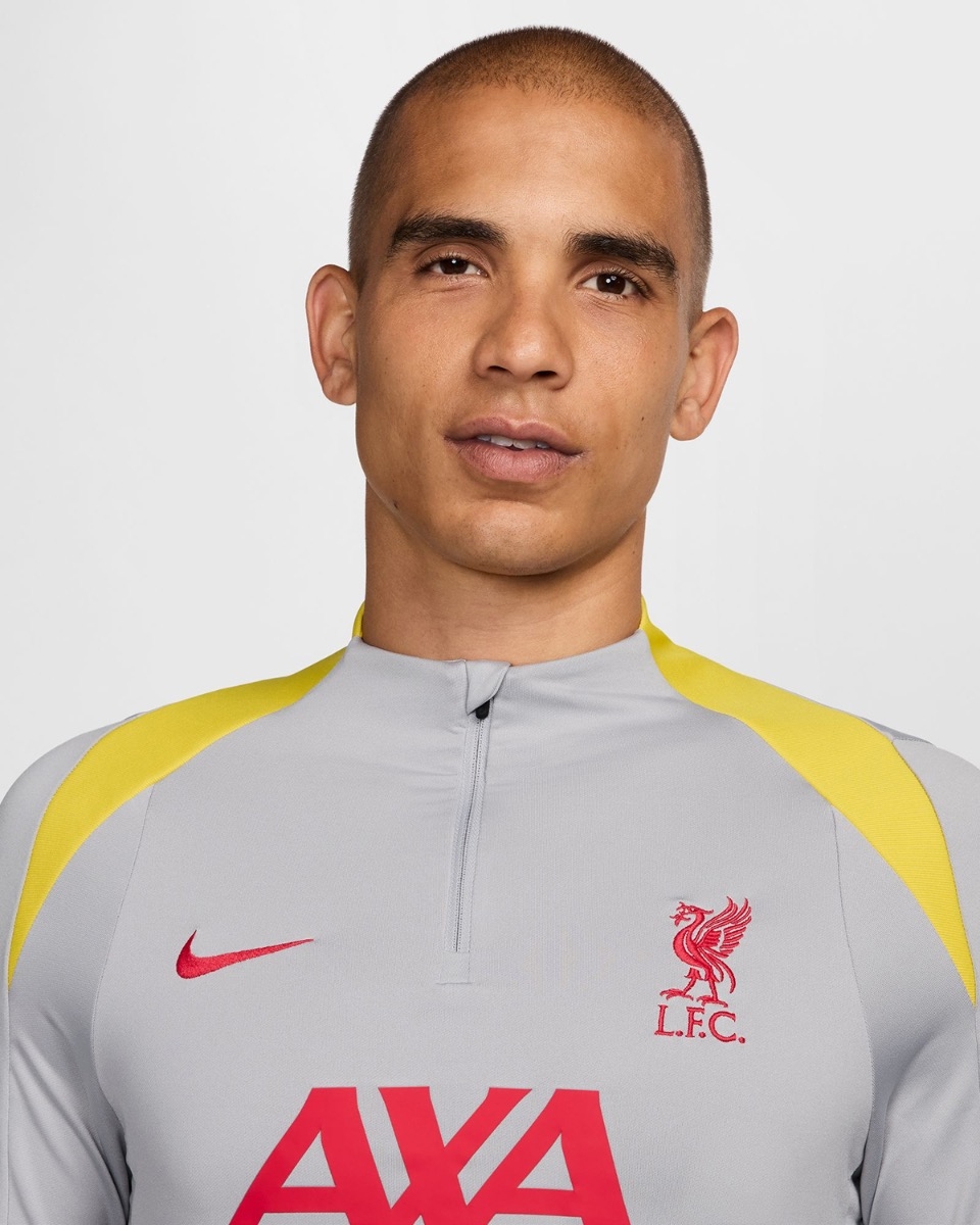 LFC Nike Mens 24/25 Strike Drill Top Light Grey