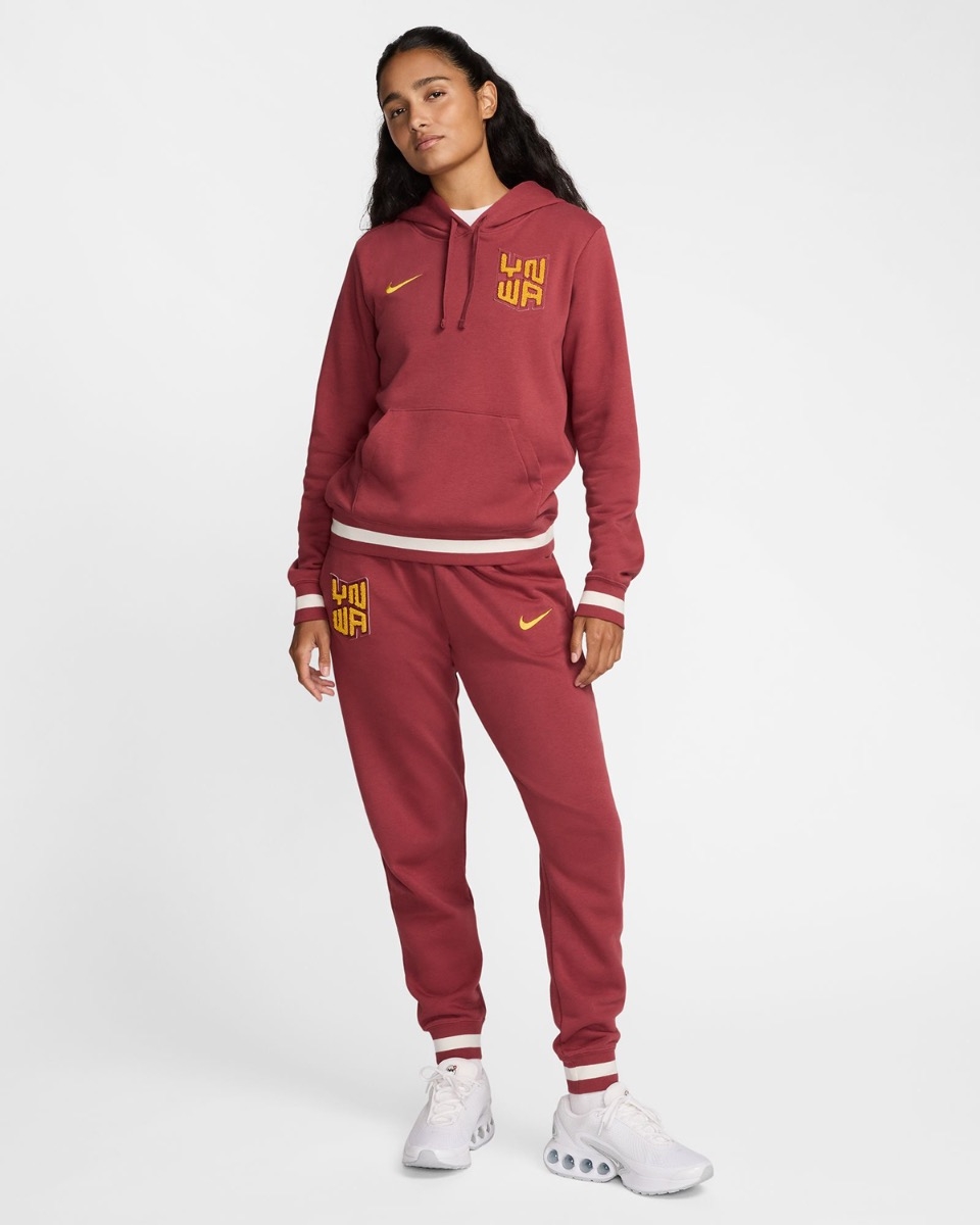 LFC Nike Womens 24 25 Club Fleece Hoodie Red