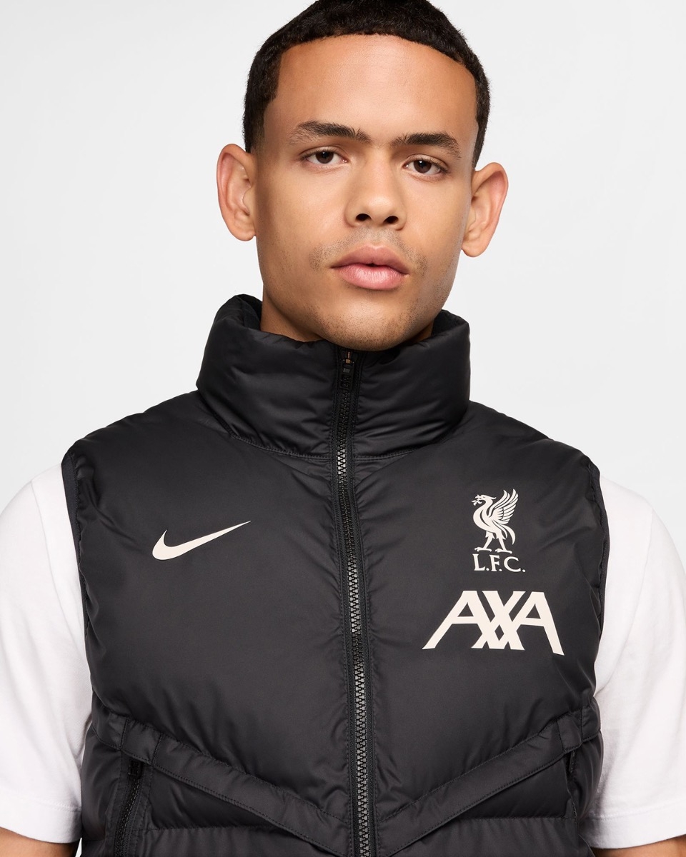LFC Nike Mens 24 25 Gilet Vest Black