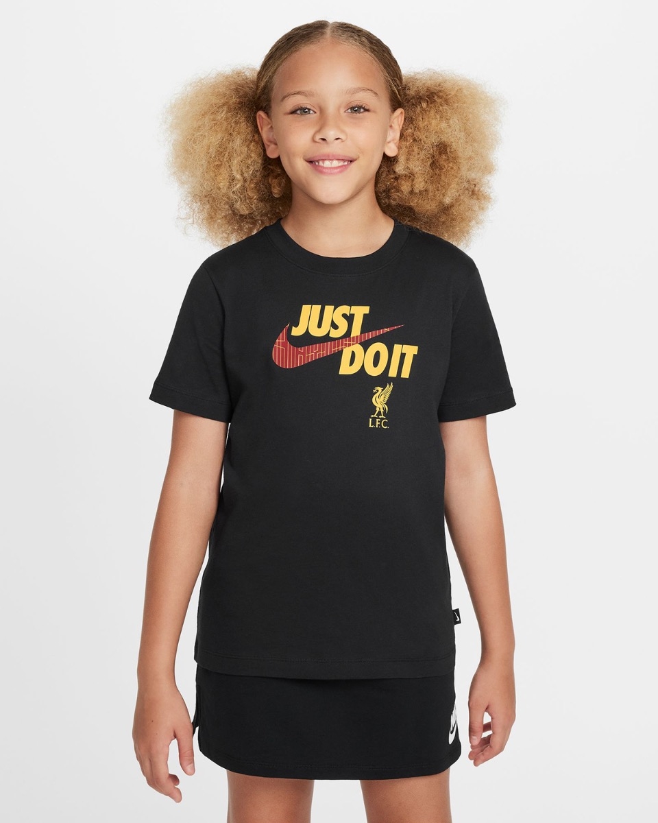 LFC Nike Youth 24 25 Just Do It Tee Black