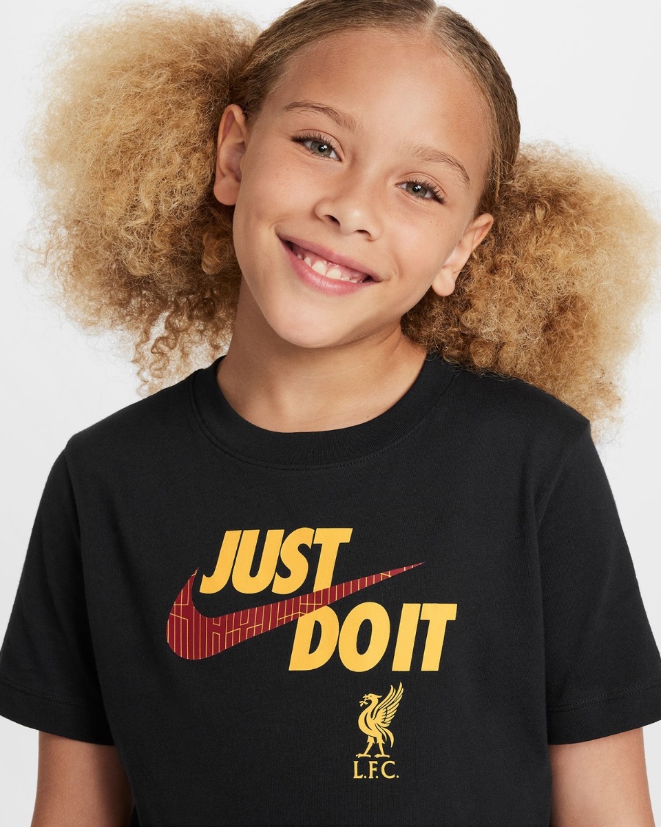 LFC Nike Youth 24 25 Just Do It Tee Black