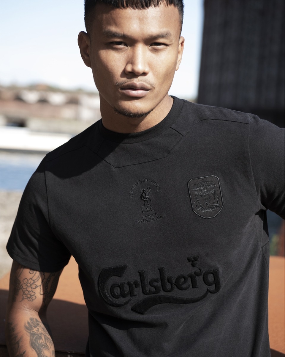 Lfc blackout retro shirt on sale