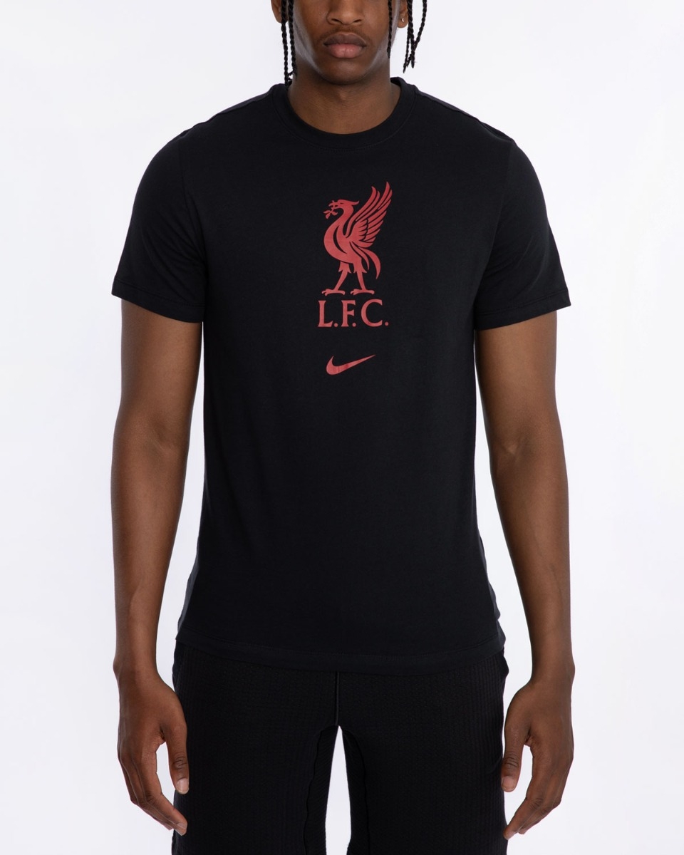 LFC Nike Mens Black Evergreen Tee