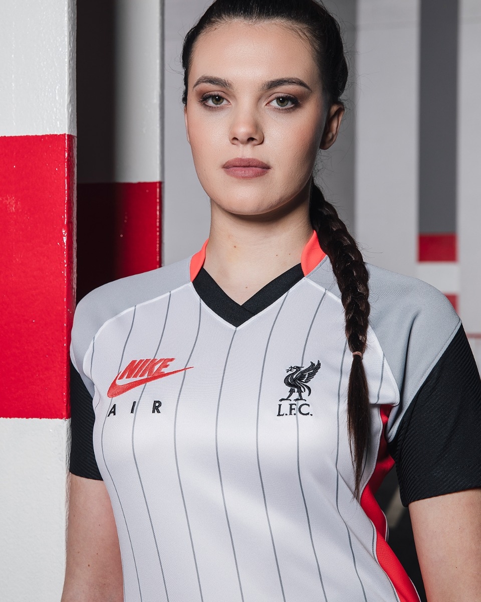 LFC Nike Air Max Womens White Stadium Jersey 20 21