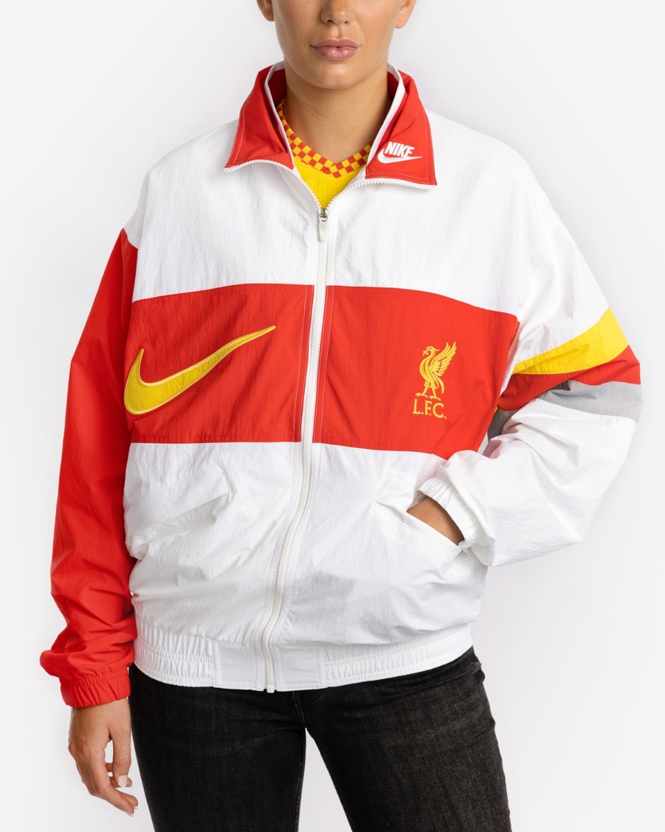 LFC Nike Mens White Heritage Jacket