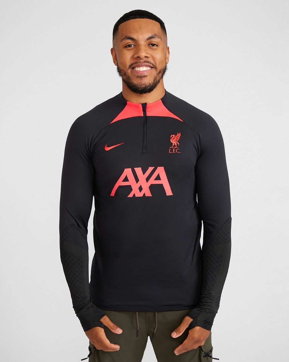 LFC Nike メンズブラックストライクドリルトップ 22/23