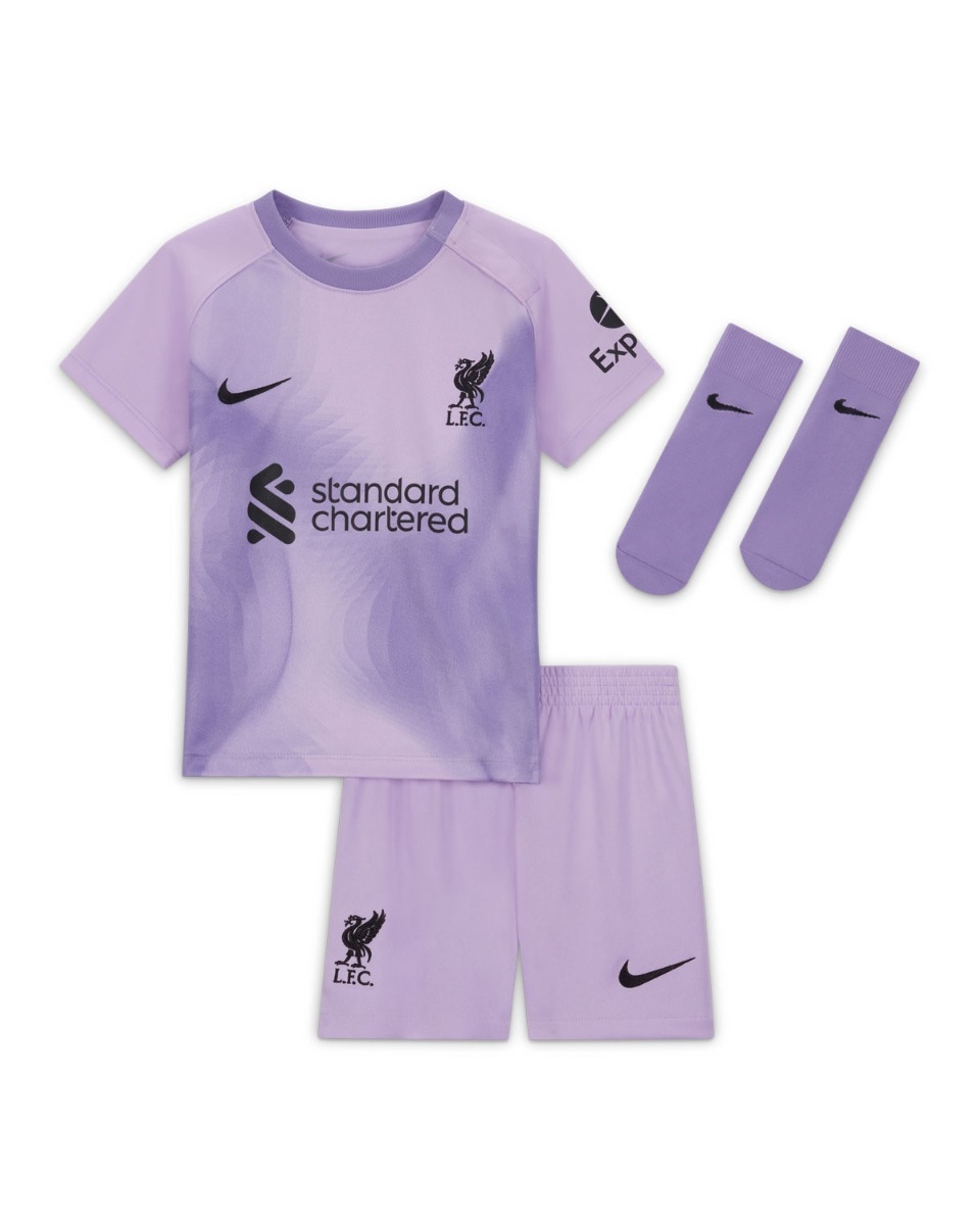 LFC Nike Infant Home Goalkeeper Kit 22 23