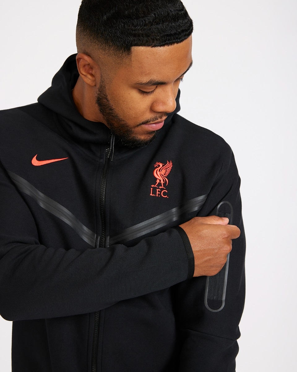 Lfc nike mens black tech pack hoodie sale