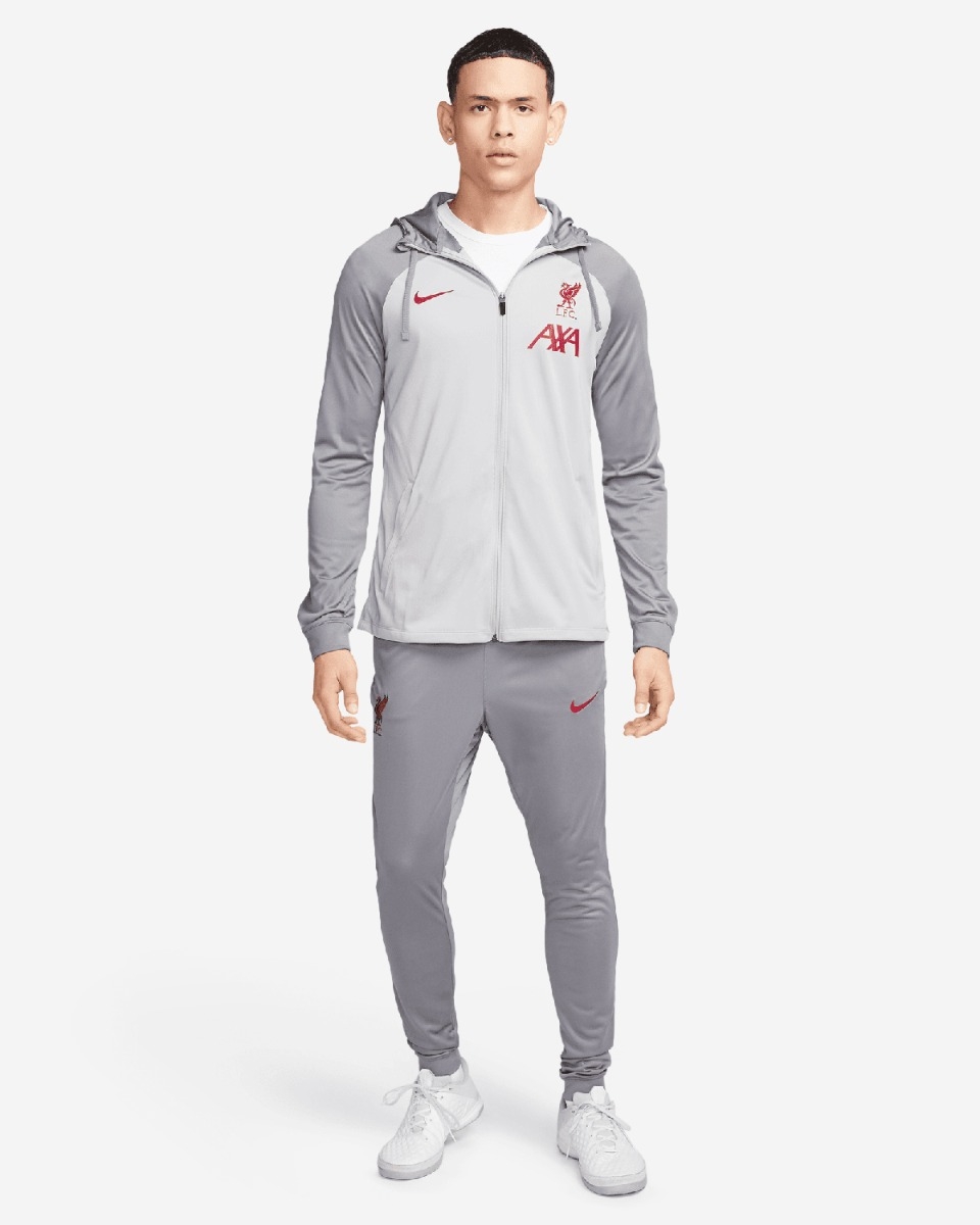 Nike tracksuit grey and white best sale