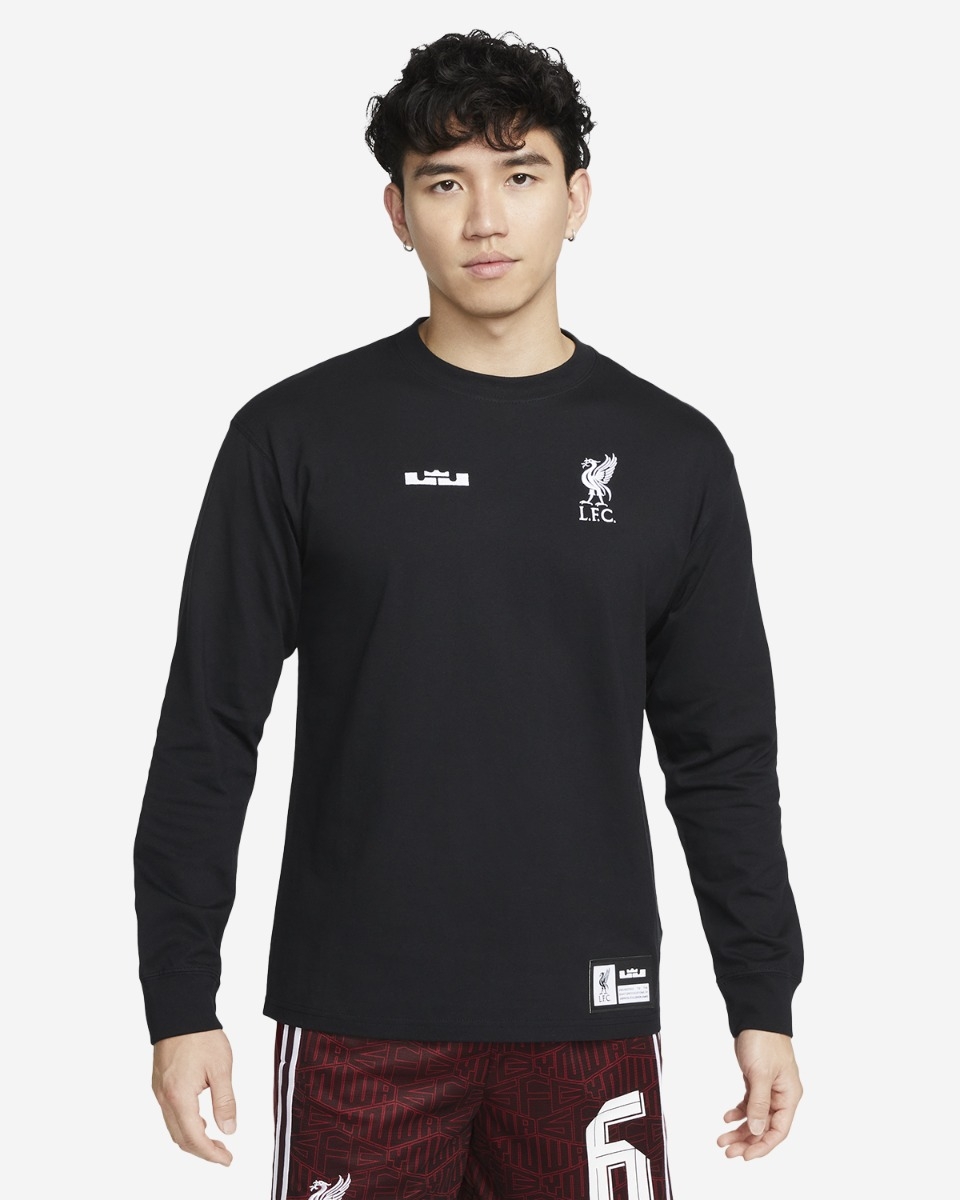LFC レブロン MAX90 ロングスリーブ T シャツブラック