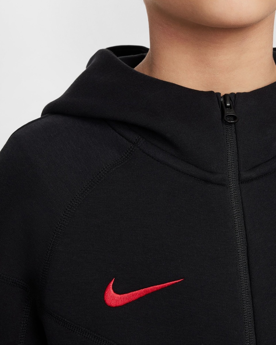 LFC Nike ユース 24/25 テックフリースパーカーブラック