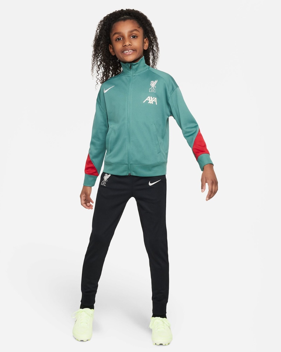 LFC Nike Little Kids 24 25 Strike Tracksuit Green Black