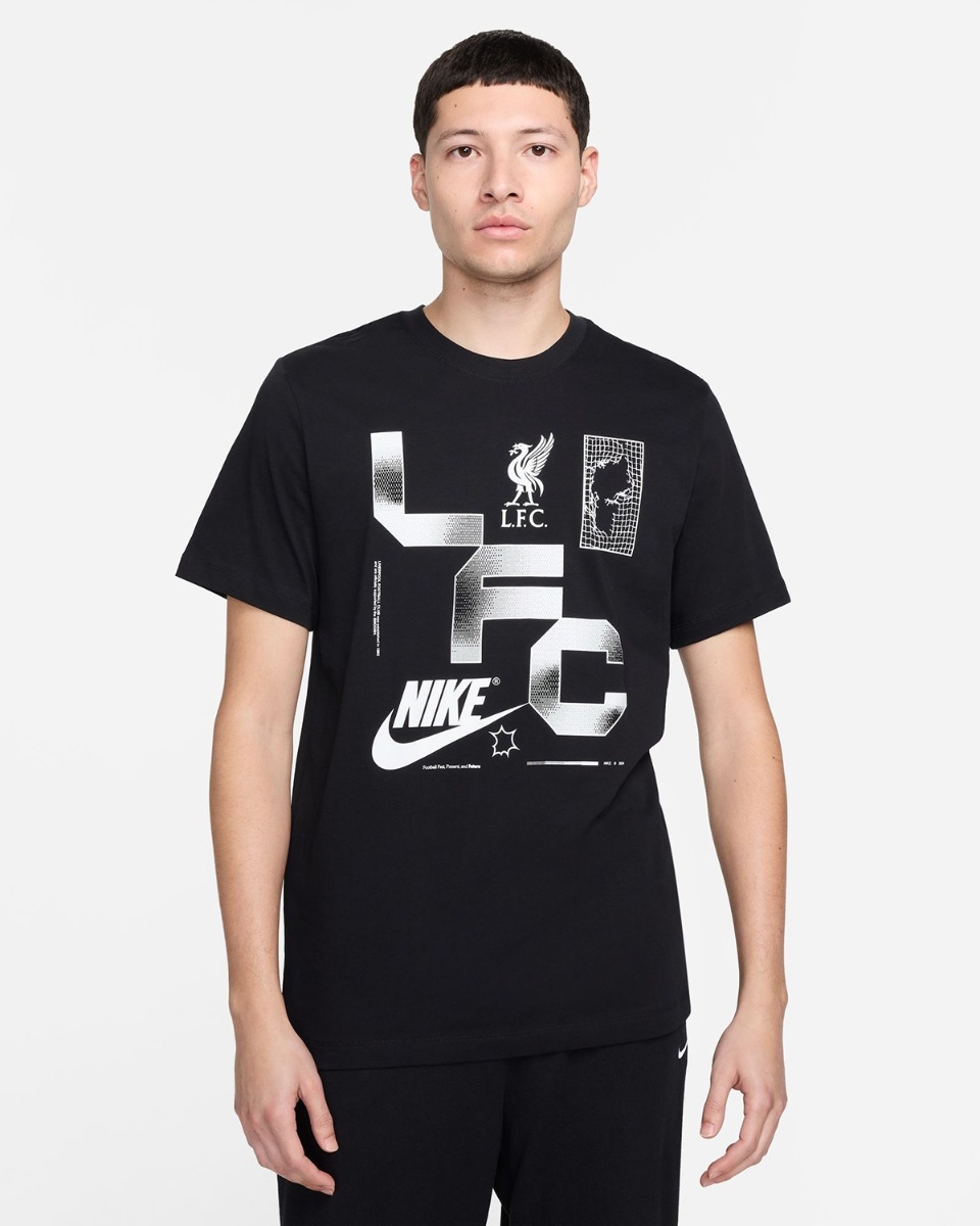 Nike fc t shirt black online