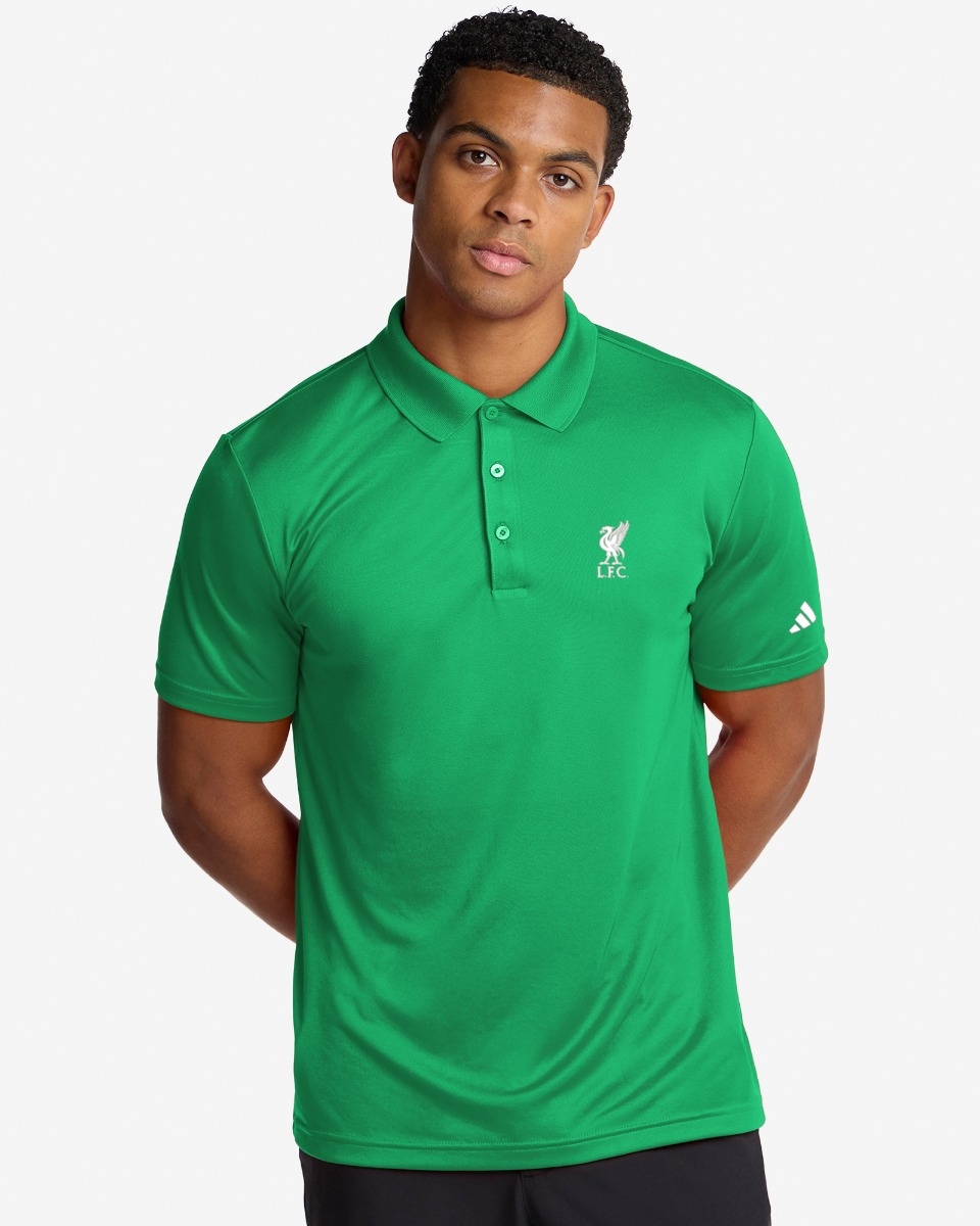 LFC adidas Adults Core Performance Polo Shirt Primegreen Green