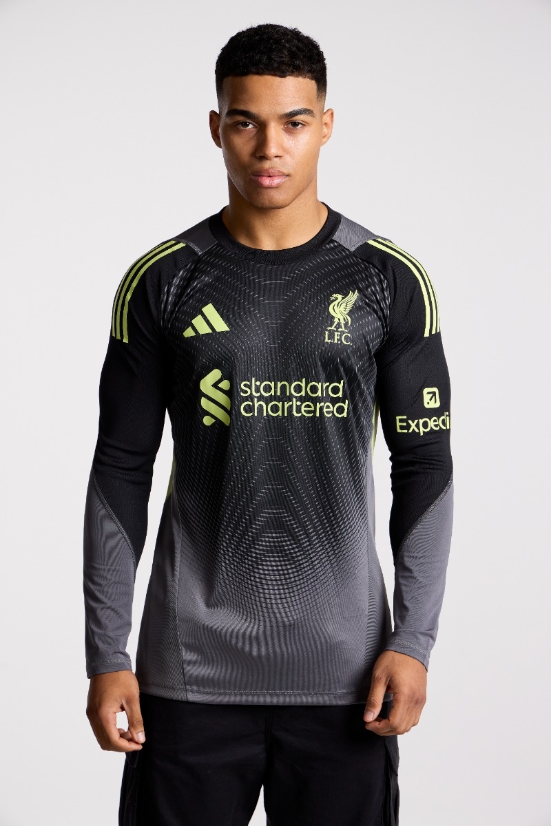 LFC Adidas メンズ 25/26 ロングスリーブゴールキーパージャージーグレー