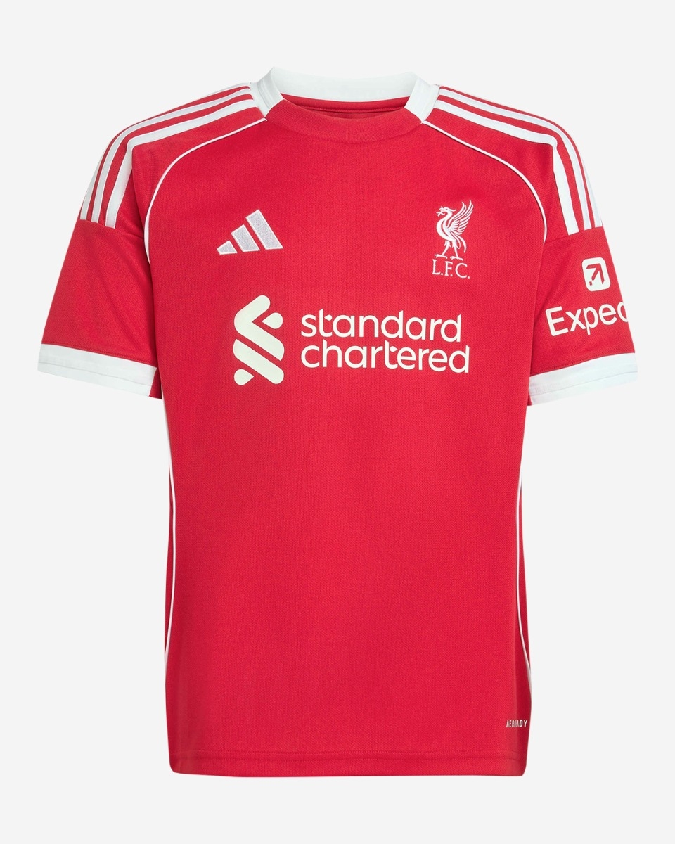 LFC adidas Youth 25/26 Home Jersey - WIRTZ -7 - Premier League