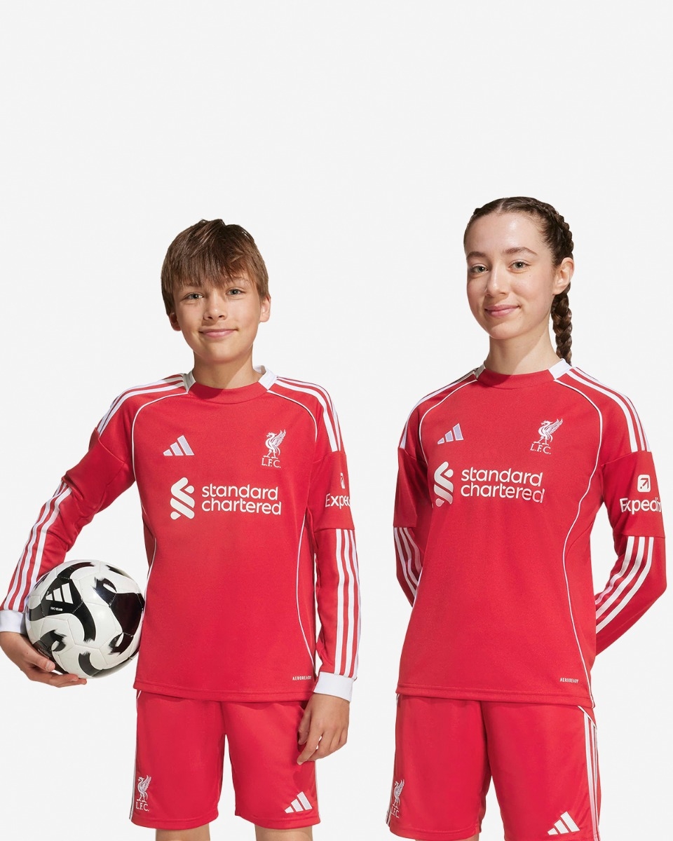 LFC adidas Youth Away Long Sleeve Jersey