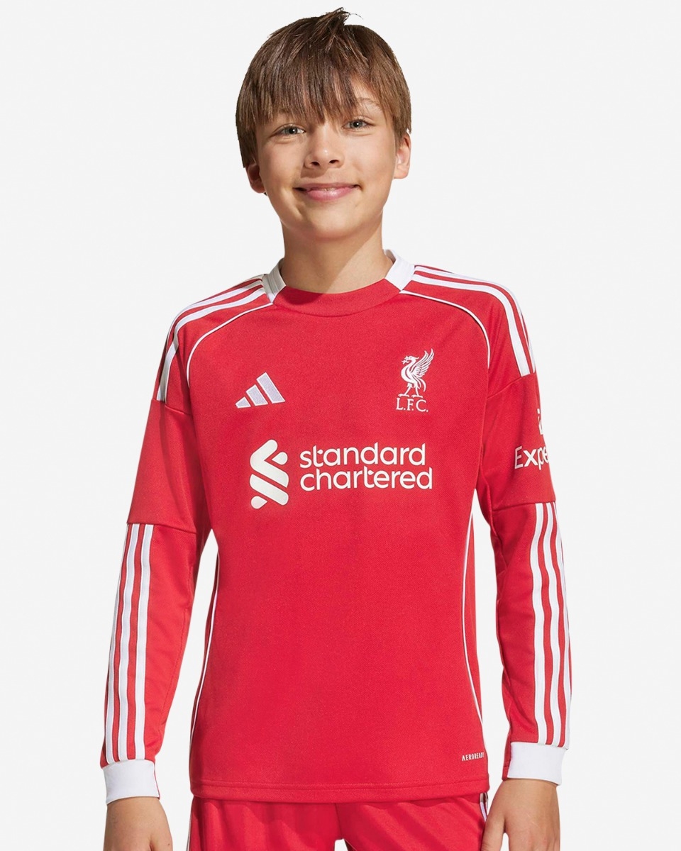 Camiseta roja Liverpool manga larga 2025-2026 comprar
